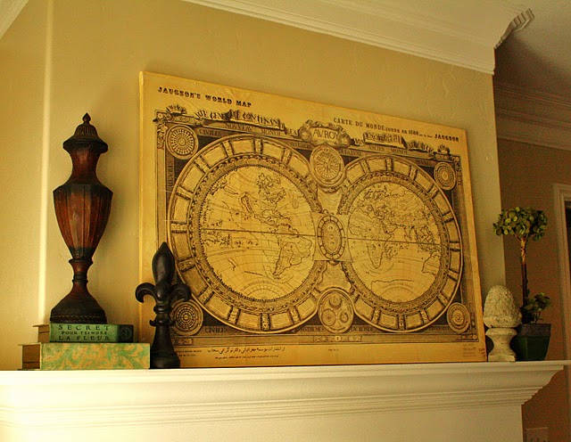 Ziggy Crafts: DIY Wall Map