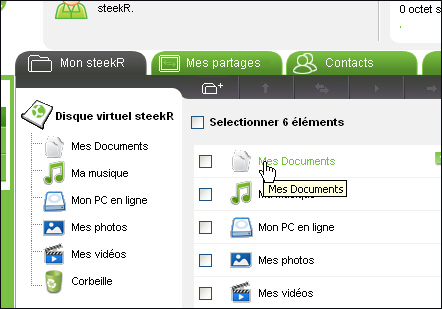 Application Web 2.0 : steekR, solution francophone de stockage et partage de fichiers