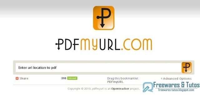 PDFmyURL : un service en ligne pour convertir les pages web en fichiers PDF