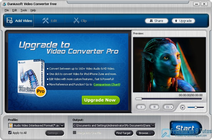 Convertir Un Film Anglais En Francais Gratuit Daniusoft Video Converter Free : un nouveau logiciel de conversion
