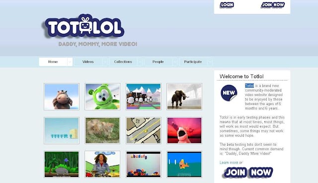 Le site du jour : Totlol, le Youtube des petits
