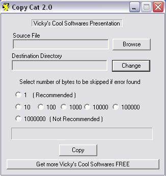 Copy Cat : récupérez des données sur des CD/DVD abimés
