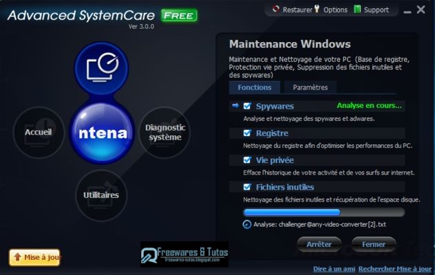 Advanced SystemCare Free : une suite logicielle pour optimiser votre ordinateur