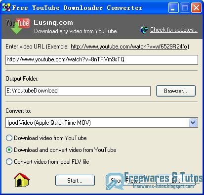 Free YouTube Downloader Converter : téléchargez et convertissez les vidéos de Youtube