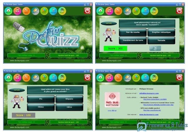Docteur Quizz Junior : un logiciel de quizz pour les enfants