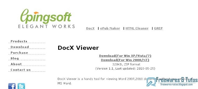 DocX Viewer : un logiciel portable pour lire les fichiers docx sans Microsoft Word