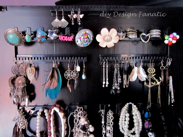 organized armoire, jewelry armoire, diydesignfanatic.com, bling-eez,cottage, organization, organize