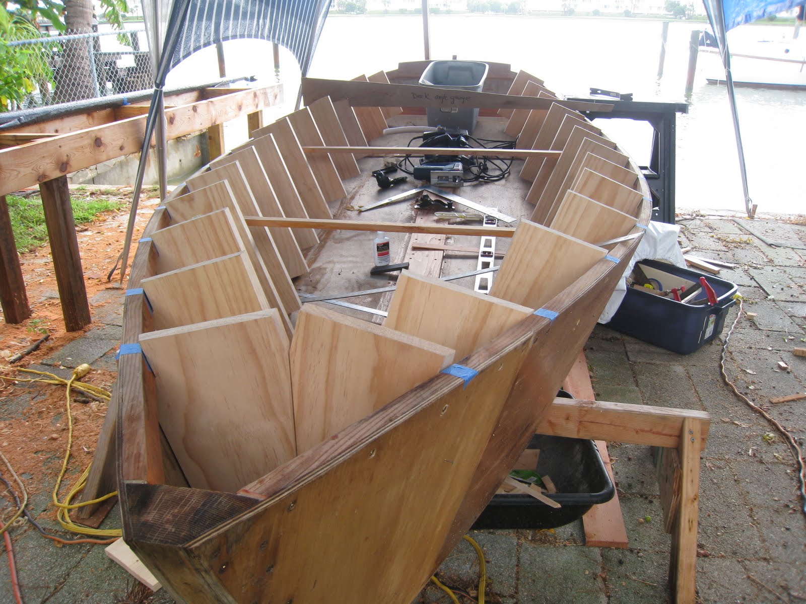 Building a Chesapeake Bay Crabbing Skiff Finishing the Deck Frames