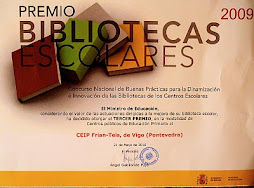 TERCEIRO PREMIO DE BOAS PRÁCTICAS EN BIBLIOTECAS ESCOLARES