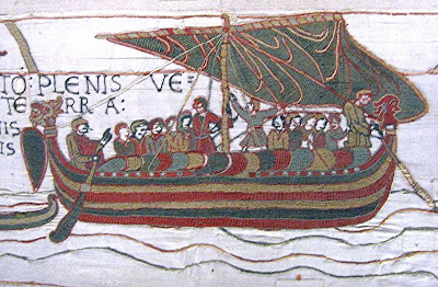 Détails de la Tapisserie de Bayeux, Mathilde de Flandre (1066-1082) Détails de la Tapisserie de Bayeux, Mathilde de Flandre (1066-1082)