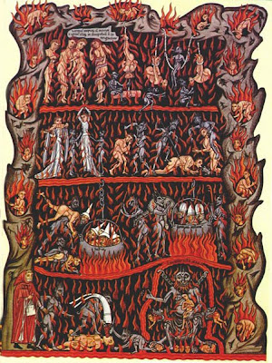 L'Enfer, Le Jardin des Délices, Herrade de Landsberg L'Enfer, Le Jardin des Délices, Herrade de Landsberg