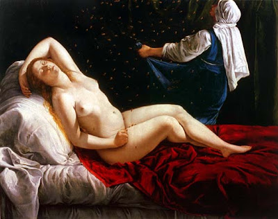 Artemisia Gentileschi, Danae (1612) Artemisia Gentileschi, Danae (1612)