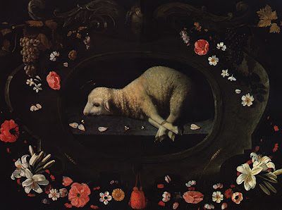L'agneau Pascal (1660-70), Josefa de Obidos L'agneau Pascal (1660-70), Josefa de Obidos