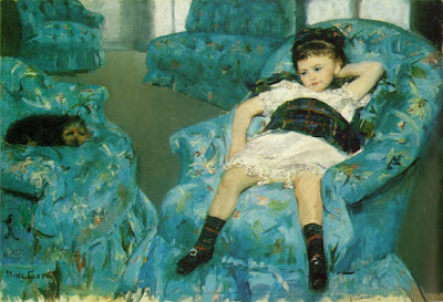 Portrait of a little girl, Mary Cassatt