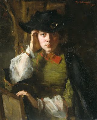 Portrait of Lizzie Ansingh (1902), Thérèse Schwartze Portrait of Lizzie Ansingh (1902), Thérèse Schwartze