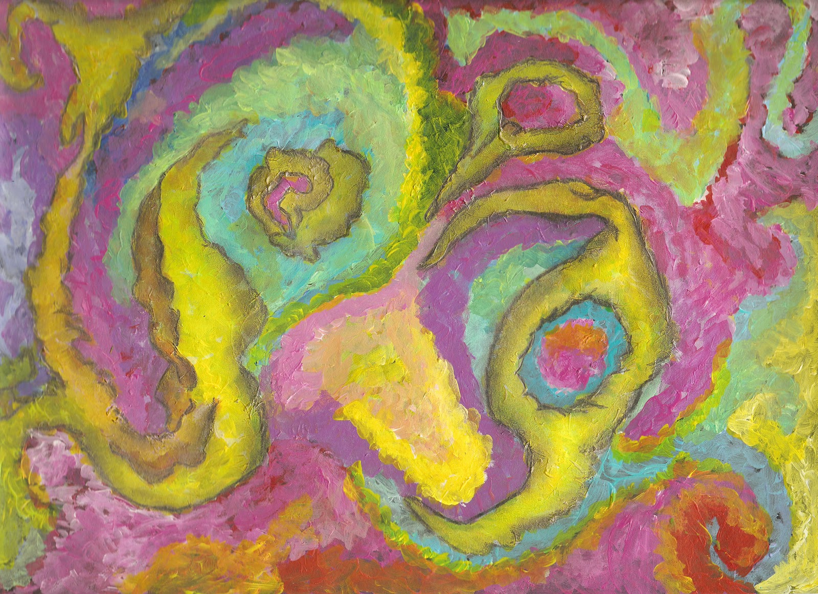 RoByn Thompson Art The problem with abstract art is...