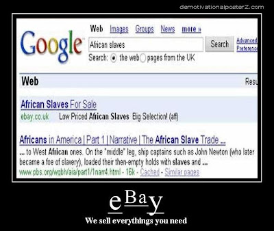 ebay sells african slaves google