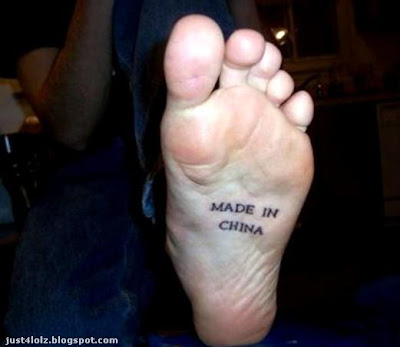 funny tattoo made in china