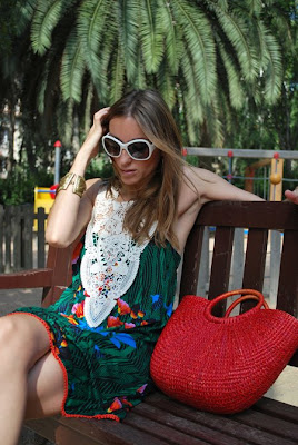 look vestido T-Bags