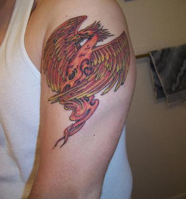 Phoenix Bird Tattoo 10