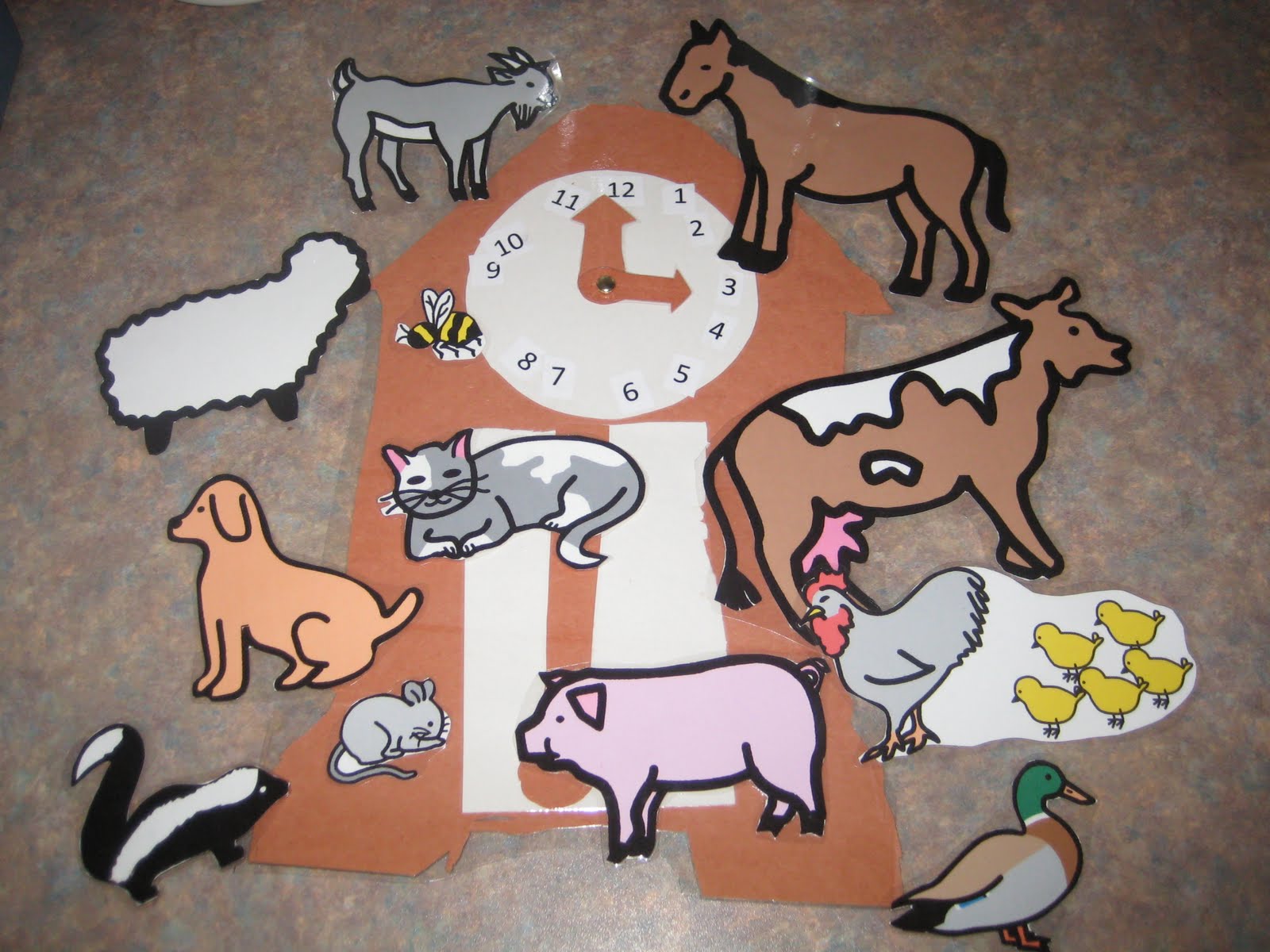 Ways I Entertain My Kids Hickory Dickory Dock Clock