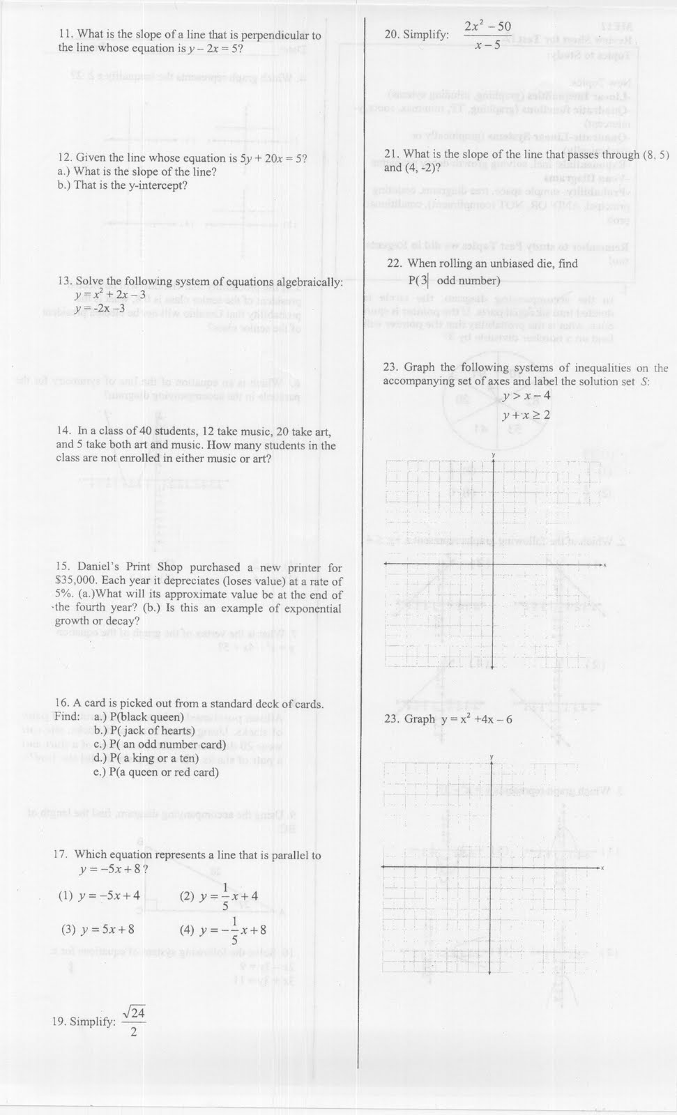 Mr napoli s algebra aim how do we solve conditional probability 