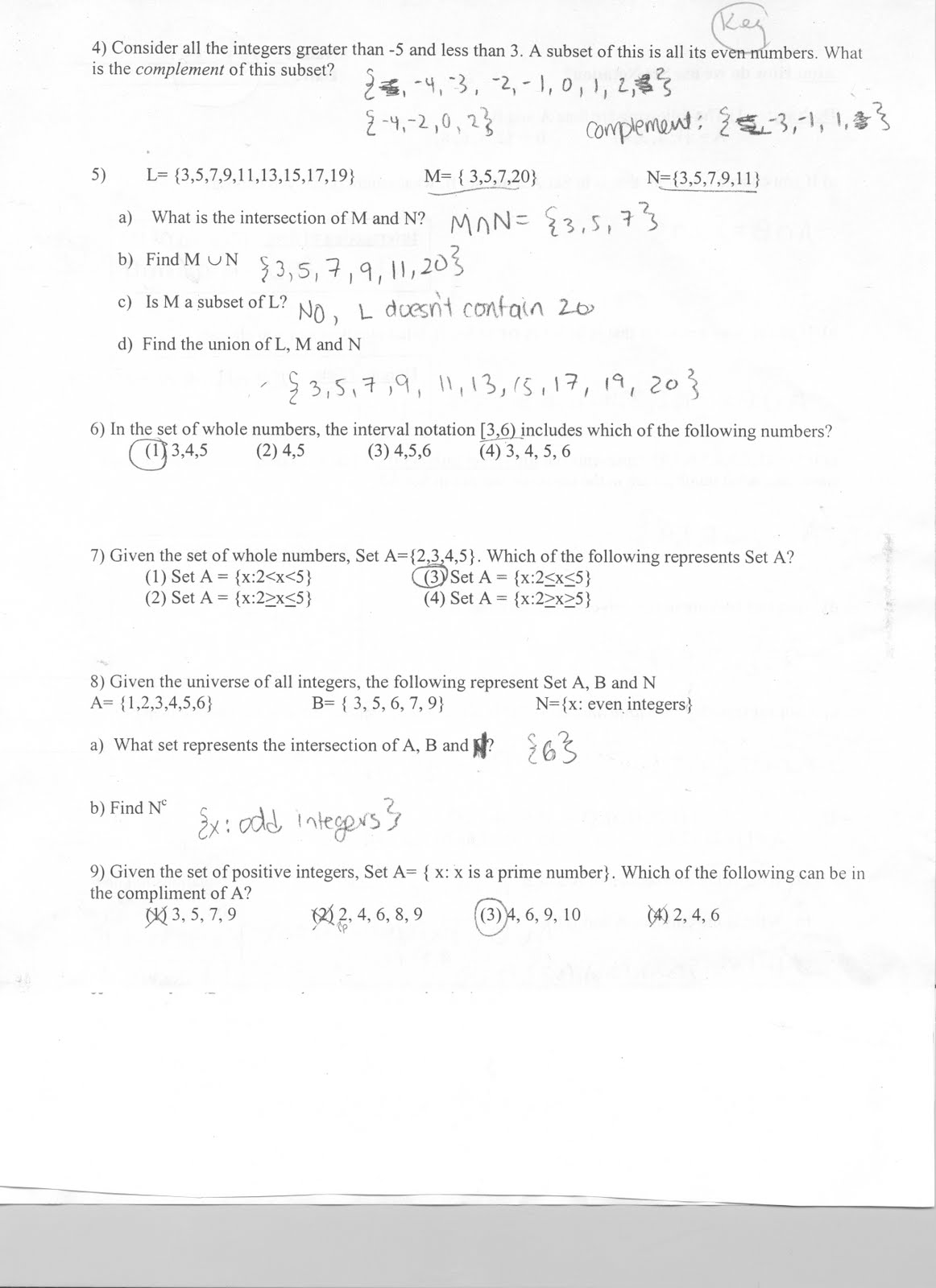 Mr napoli s algebra aim 1 how do we use set notation