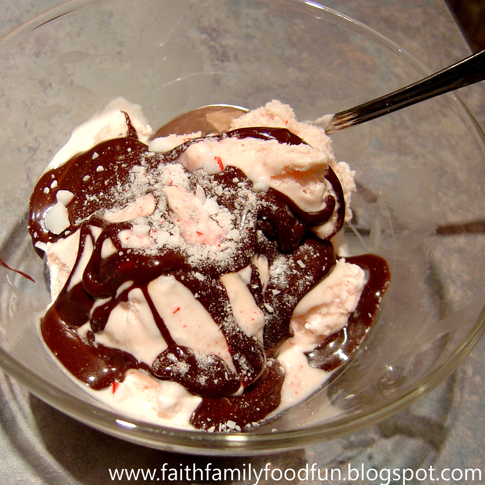 Faith, Family, Food, & Fun Our Christmas Dessert Homemade Peppermint