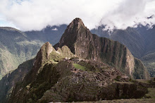 Machu Picchu, viewed from across the valley, Peru
