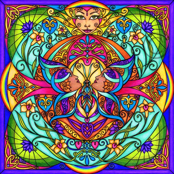 Los Rosales in English.: Easter Mandalas.