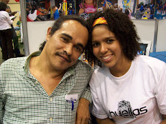 Con la pintora Martanoemí Noriega