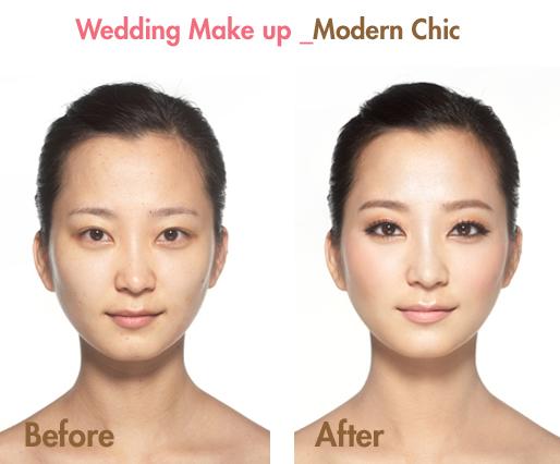 Korean Makeup: Before After A Dress Girl