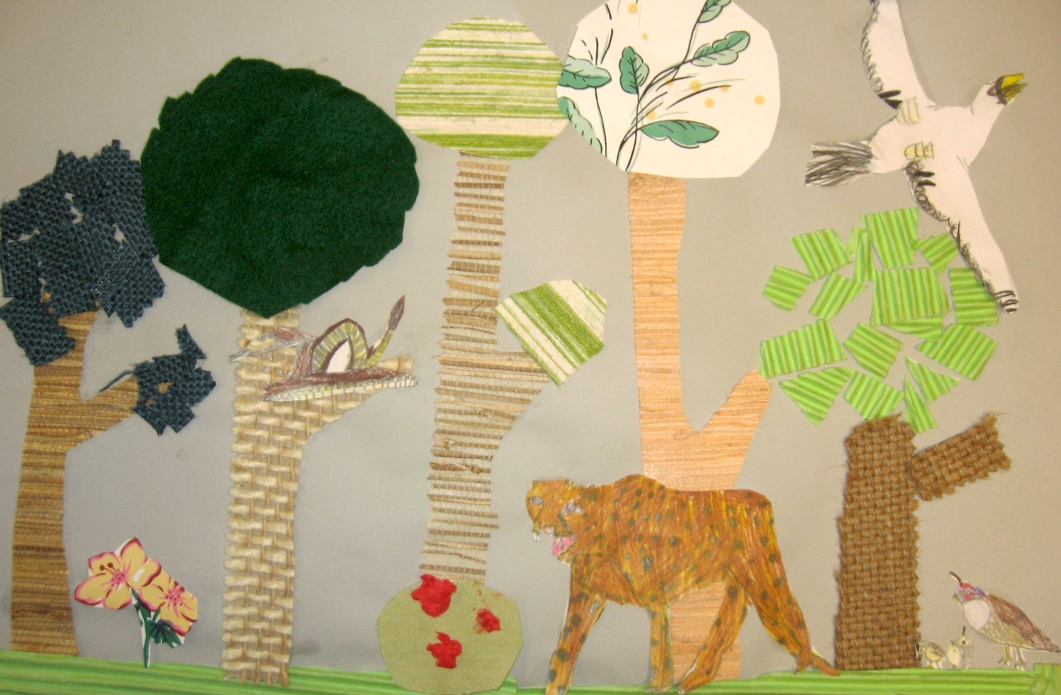 Art is Basic Art Teacher Blog Third Grade Habitat Collages