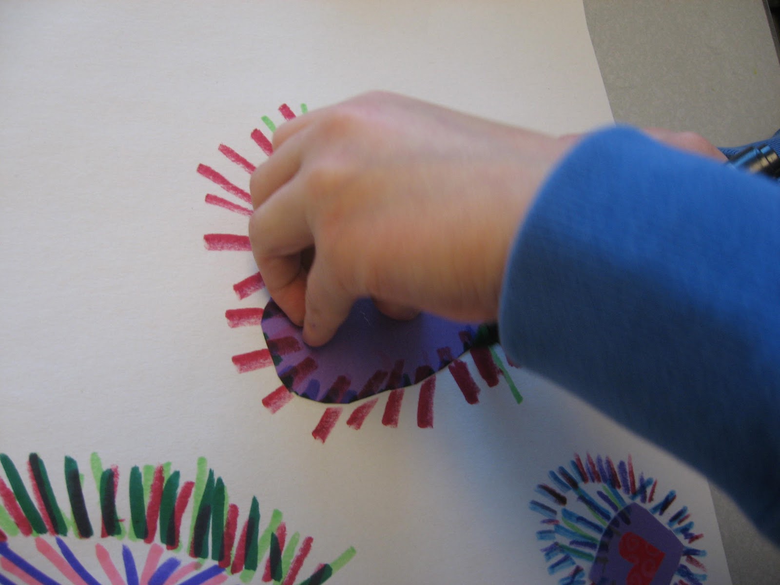 Art is Basic-- Art Teacher Blog: more Valentine making by 2nd graders
