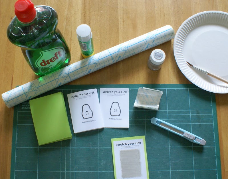 ArtMind: How to make a scratch off lottery ticket?