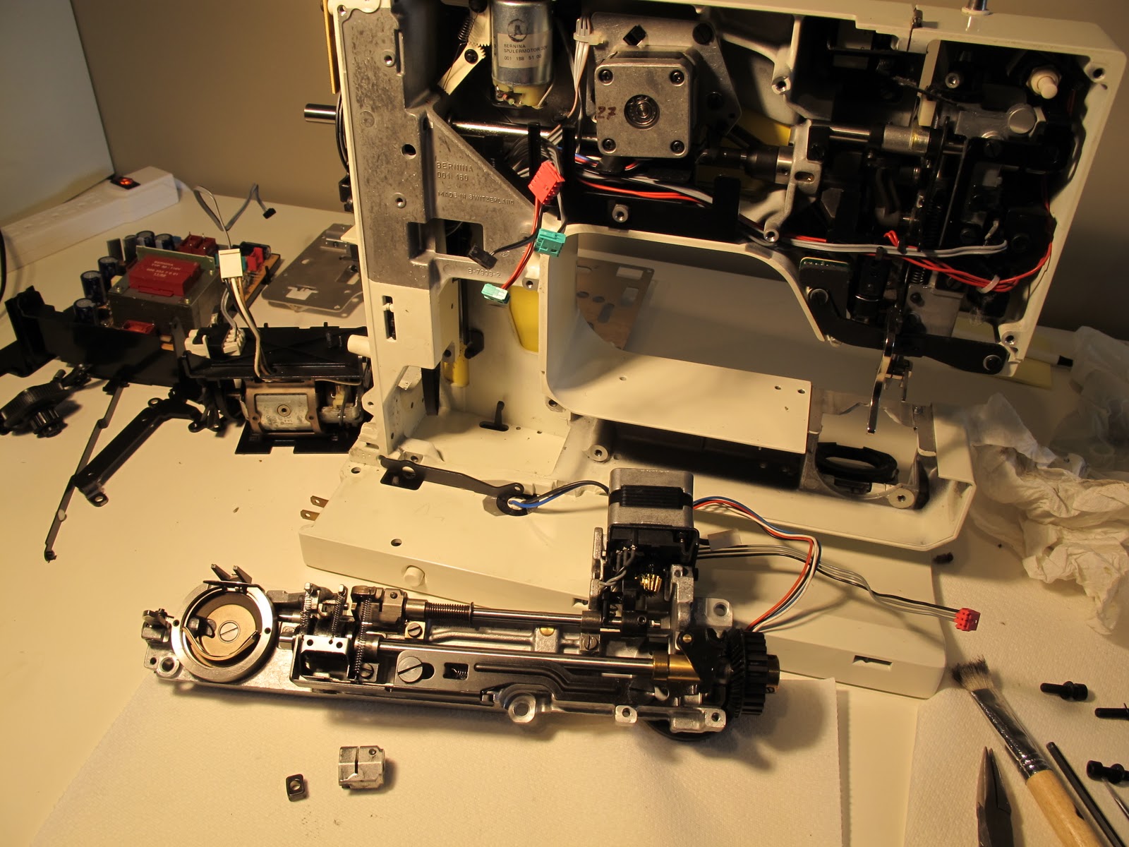 bernie fixes sewing machines Carrier service