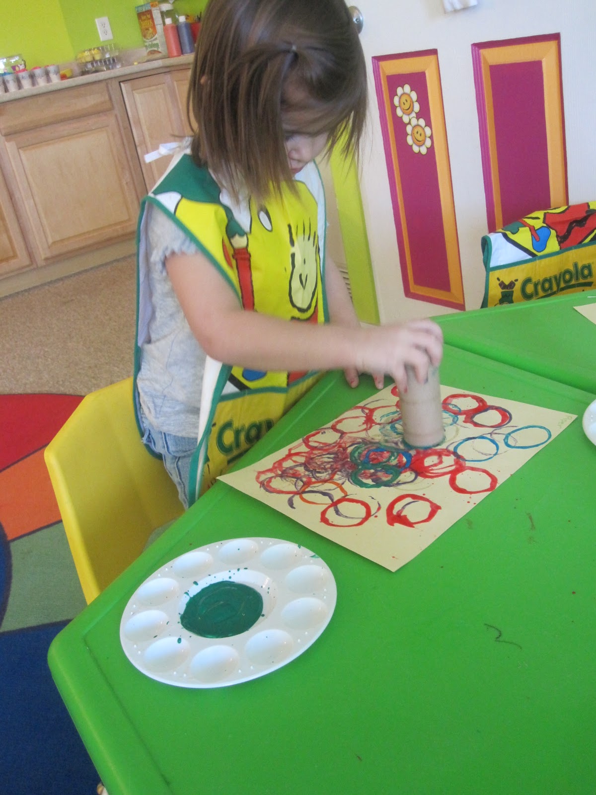 Some of This & Some of That Toilet Paper Roll Painting