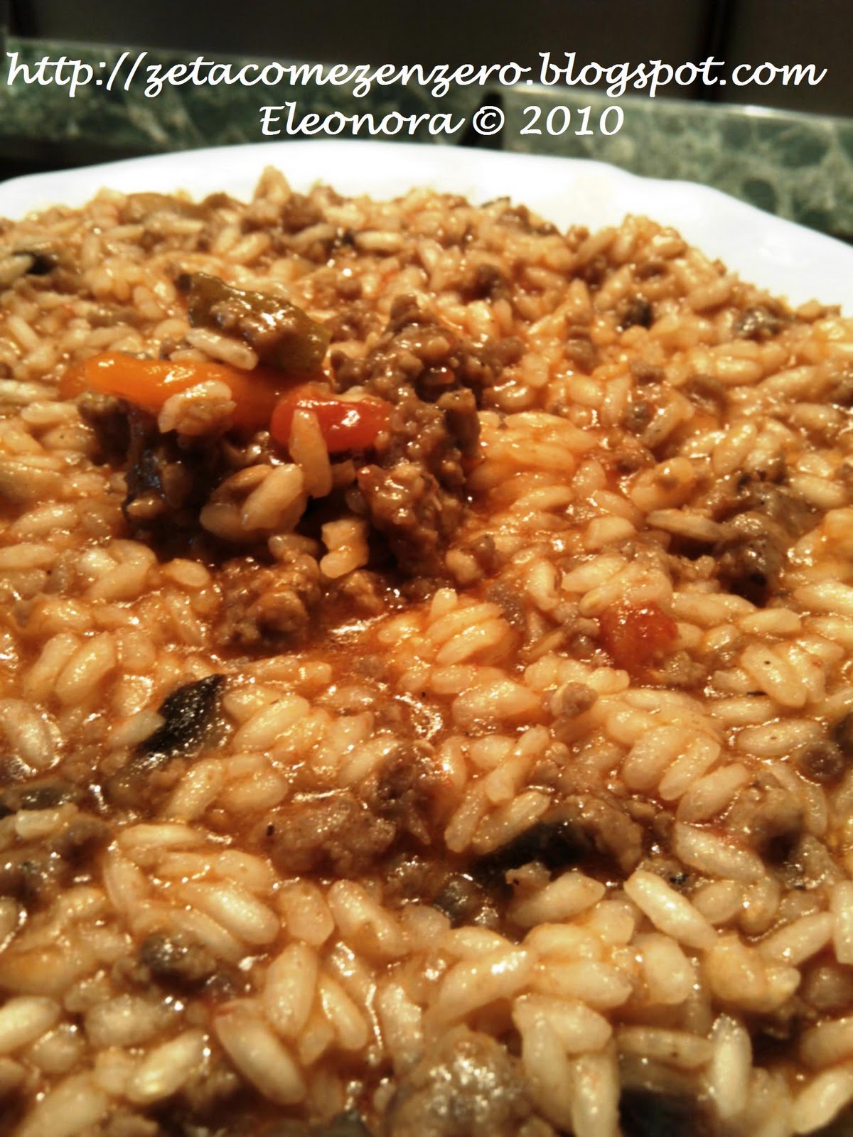 Zeta come.. Zenzero BENVENUTO OTTOBRE! RISOTTO FUNGHI E SALSICCIA