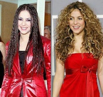 El Antes y Despues de la Estrellas - Shakira