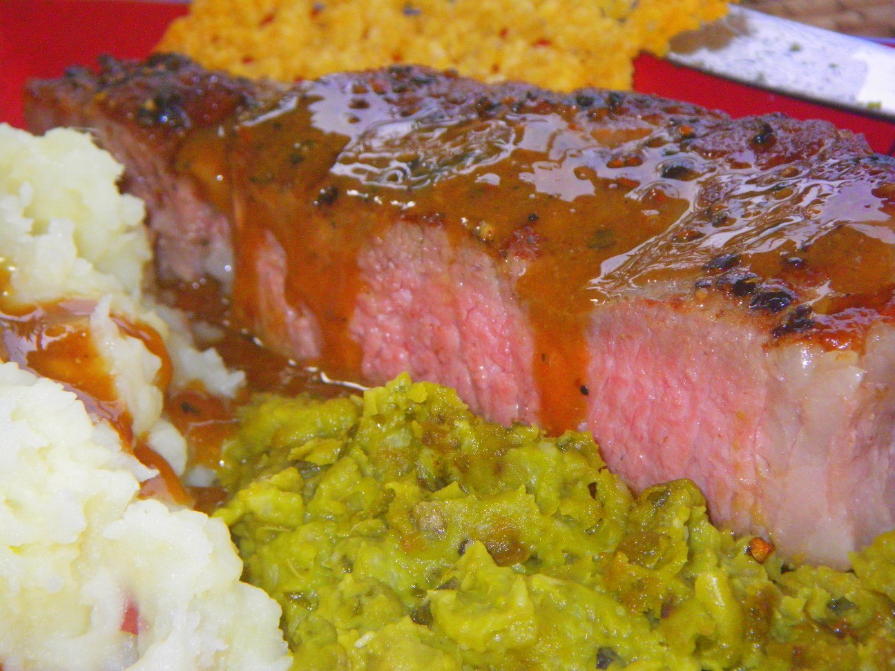 52 Ways to Cook Pan Seared RIB EYE STEAK with a Cognac Pan Sauce ala