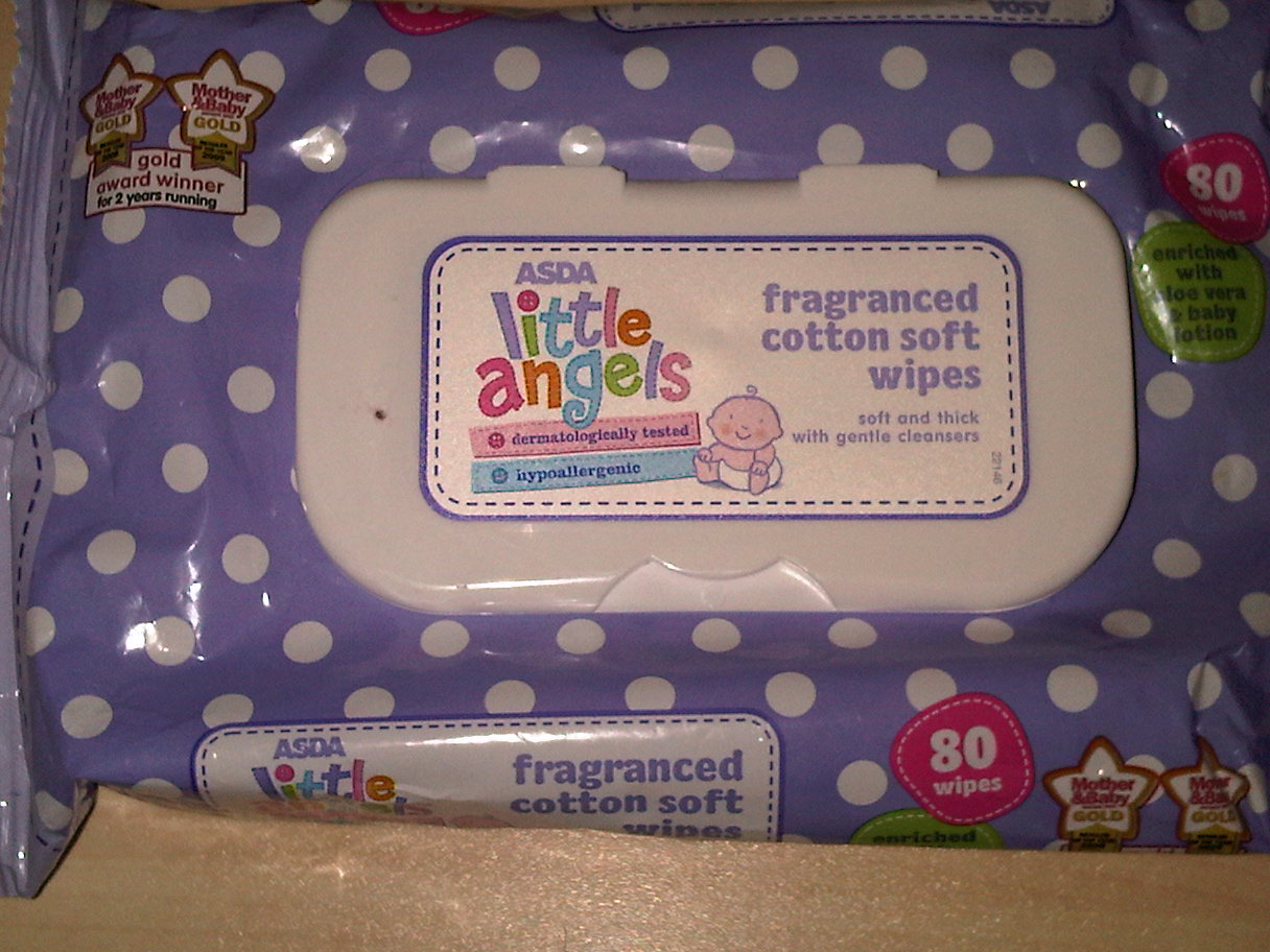 You Want My Opinion Asda's Little Angels.Baby Wipes and Nappy Sacks>