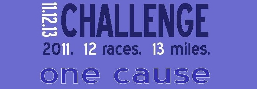 11, 12, 13 Challenge: 2011.  12 Races.  13 Miles.