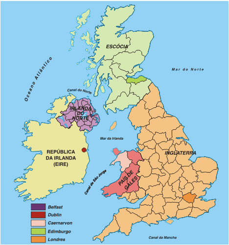 Irlanda ~ Ela é americana da América do Sul