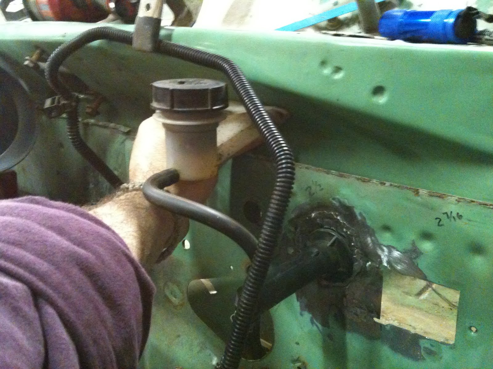 440 to Cummins Crew Cab Swap More Firewall Thinking Clutch Cylinder.