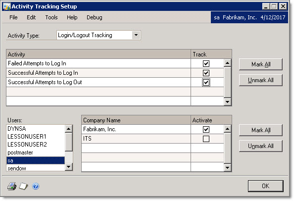 dynamics gp land dynamics gp activity tracking
