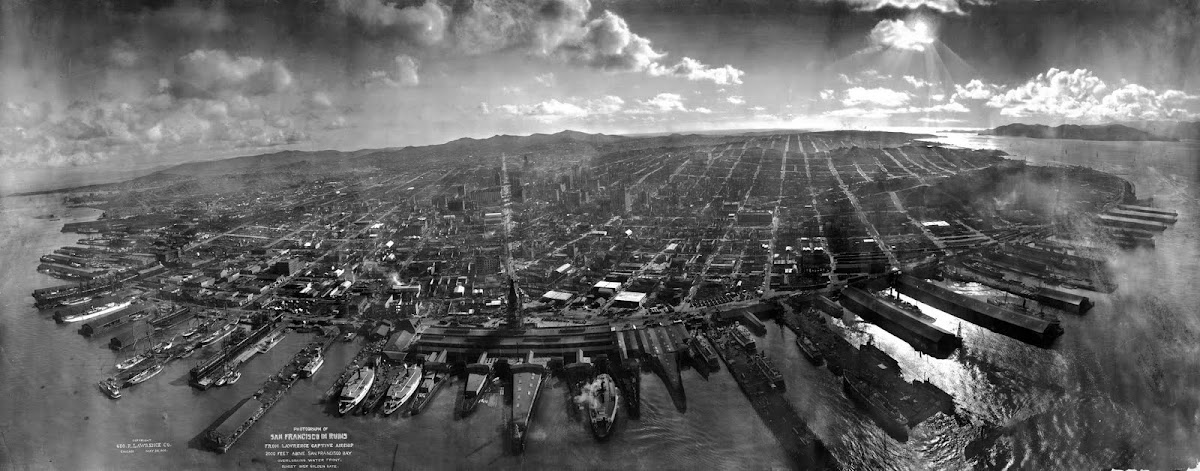 san francisco in ruins after 1906 earthquake