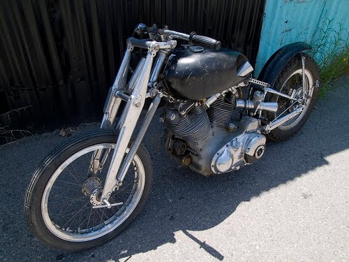1954 vincent black shadow as found