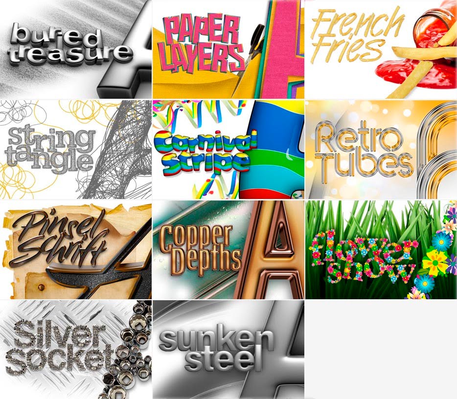 SUTCLIFFE MOTION GRAPHICS Digital Juice Fonts — Collection Nine (vol