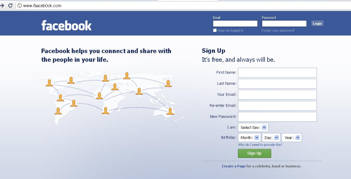 Hacking Facebook Password Account with Phishing Attack & Fake Page ...