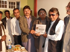 Zia Shah Arisar Sattar Zangejo presdent Award to Khaki Joyo